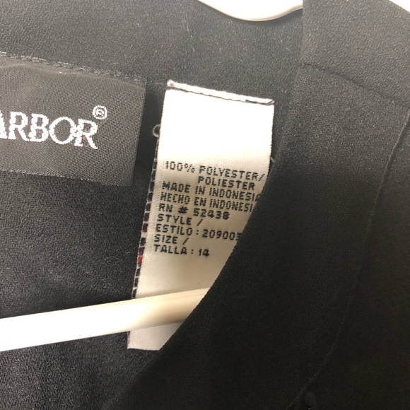 SAG HARBOR VINTAGE BLACK DRESS - Picture 4 of 6